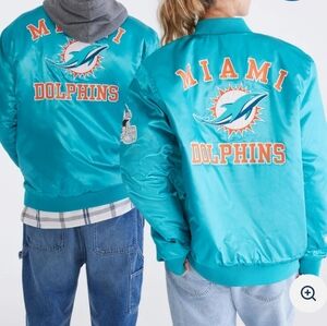 NFL Miami Dolphins Teal Bomber Jacket